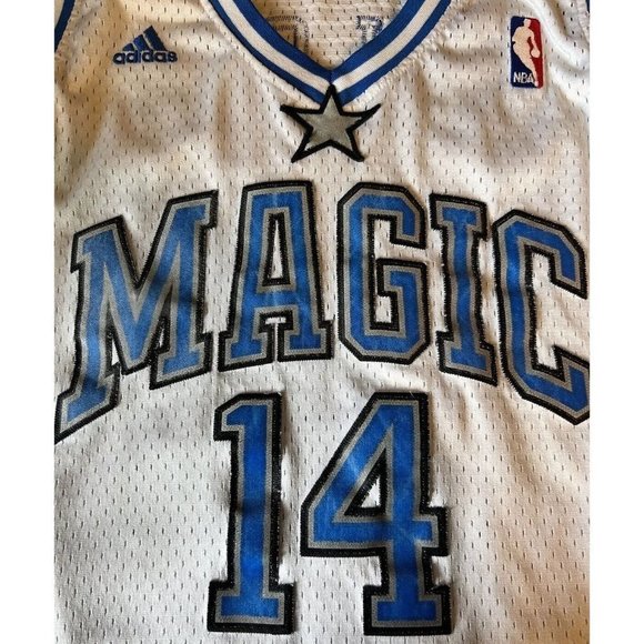 ADIDAS ORLANDO MAGIC Jameer Nelson NBA Basketball Jersey Sz M Vintage RARE - Picture 4 of 9
